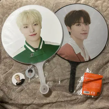 세븐틴 디노 부채 미니 부채 키링 세트