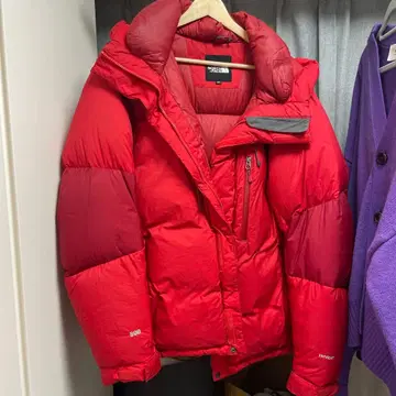 THE NORTH FACE 다운 자켓 100 레드