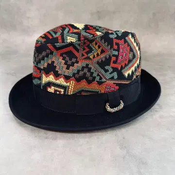 CA4LA SMILE JAPAN 레이온 중절모 에스닉 히피