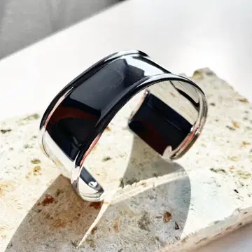 실버 뱅글 빅 사이즈 플레이트 인기 액세서리 개성 모드 한국