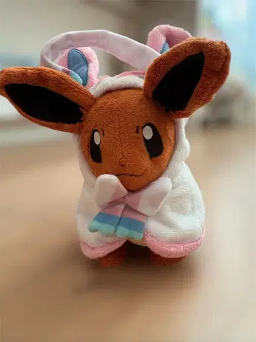 포켓몬 센터 한정판 님피아 이브이 판초 시리즈 봉제 인형