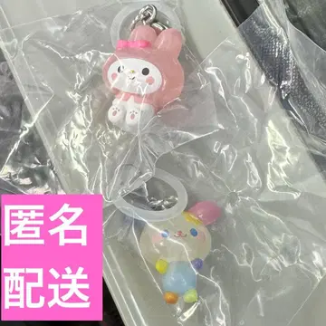 산리오 캐릭터즈 헐렁한 메지루시 액세서리 우사하나&마이멜로디