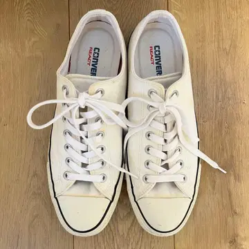 [ CONVERSE/컨버스 ] 화이트 스니커즈 로우컷 REACT/리아크트
