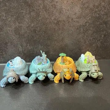 관광 명소 거북이 캡슐 토이 4개 세트