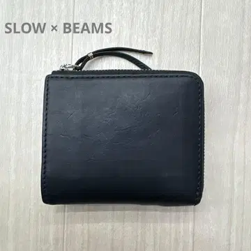 SLOW x BEAMS 별주 미니 지갑 2단 접이식 지갑