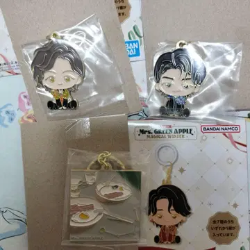 미세스 그린애플 제일복권 F상 메탈 참 세트