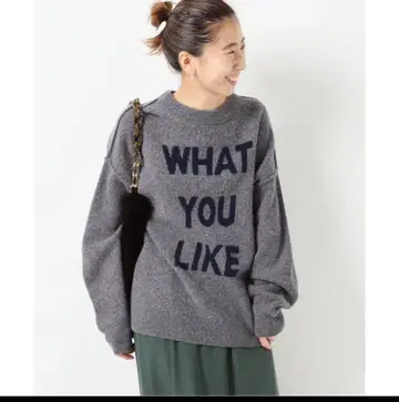 FRAMeWORK 로고 니트 스웨터