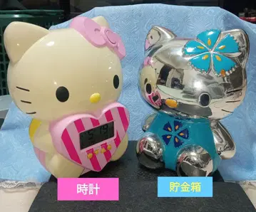 헬로키티 시계와 저금통 세트