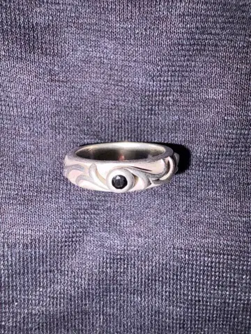 아쿠아 실버/Arabesque ring