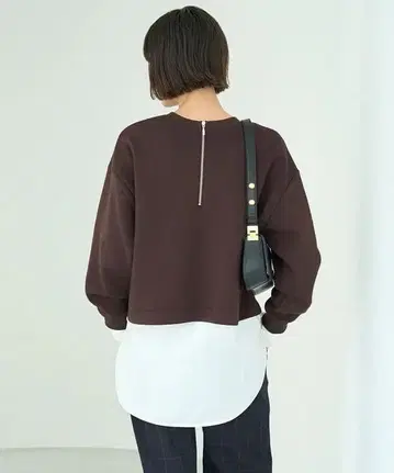 UNFILO 뷰티 폼 저지 하프 집 풀오버