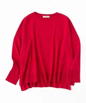 UNFILO 빨간색 니트 스웨터 M 사이즈