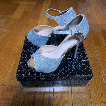 Mafmof 실버 글리터 하이힐