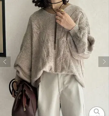 doudou 케이블 니트