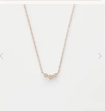 agate K10 다이아몬드 목걸이 (핑크 골드)