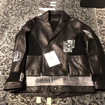 ZARA ADSB ANDERSSON BELL 블랙 가죽 자켓 S