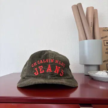 90s calvin klein 코듀로이 캡 BT11