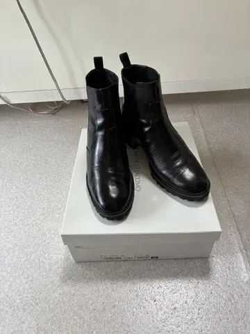 MODE ET JACOMO 블랙 사이드 고어 부츠 24.0cm