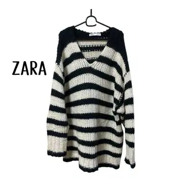 자라 니트 원피스 보더