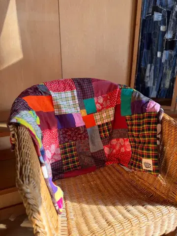 SAYOCAFE 패치워크의 포근한 무릎담요 B