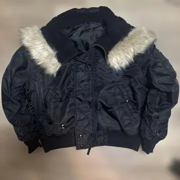 military type N2B flight jacket black