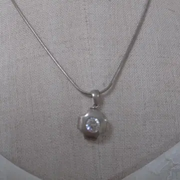 폴리폴리*실버925 크로스형 펜던트 목걸이