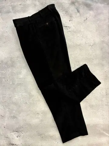 THE GIGI 사이즈 44 블랙 몰스킨 팬츠 가을/겨울 guji 구매