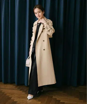 유어즈 더블 트렌치코트 베이지 M