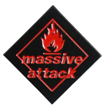 [ KHONKA KLUB ] Massive Attack 블랙 핀 배지