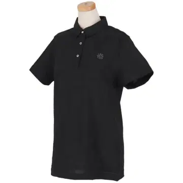 St.ANDREWS 검정 블랙 반팔 셔츠