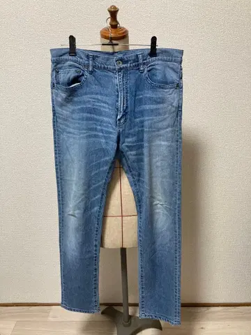 론 헤르만 Ron Herman 라이트 블루 스트레이트 데님