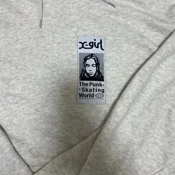 x-girl 그레이 후드티