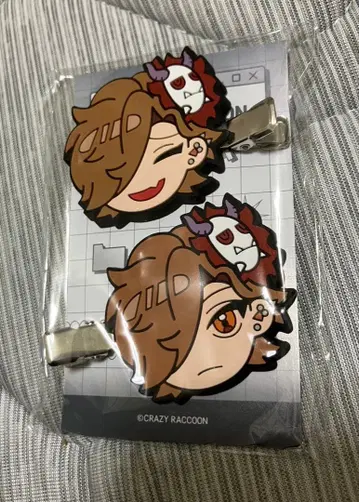 Crazy Raccoon CR 스토어 헤어 클립 아리사카