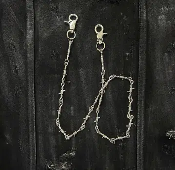 y2k 바브 와이어풍 지갑 체인