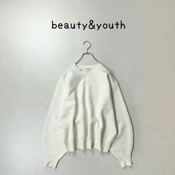 Beauty&youth 밀라노 리브 볼륨 슬리브 니트 스웨터