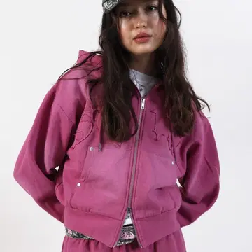 후드티 후디 핑크