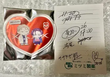 러브 체인 러브 진 에비노 비스크 아크릴 코스터 특전 미니 페이퍼