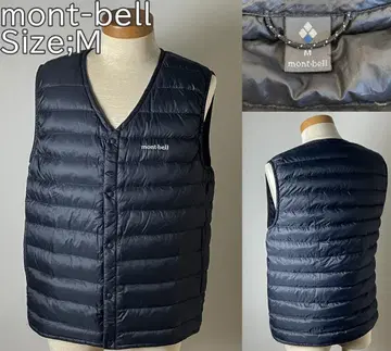 새상품급 정가 9,790엔 몽벨 스페리오 다운 V넥 다운 베스트 M