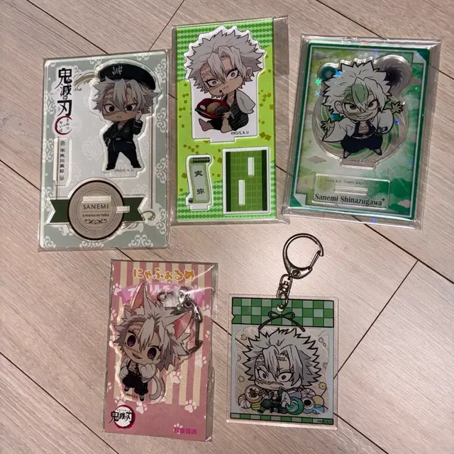 귀칼 사네미 아크릴스탠드 아크릴키링 일괄