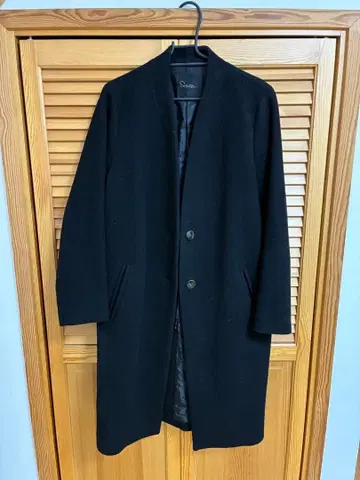 Rosso 블랙 롱 코트