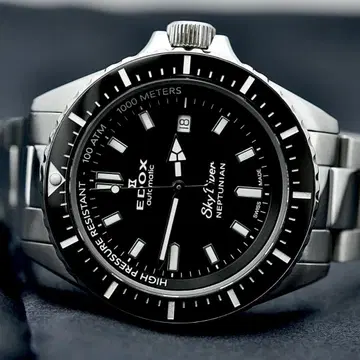 EDOX 80120-3NM-NIN 스카이다이버 넵튜니안 남성용