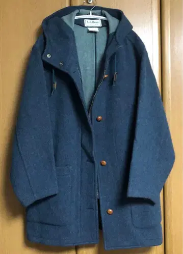 80s USA제 엘엘빈 울 코트