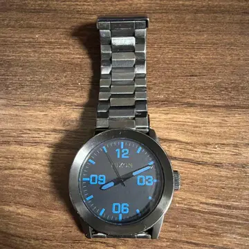 NIXON 아날로그 손목시계 블랙/블루