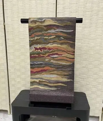 (3781) 후쿠로 오비 (순수 실크) [주라쿠 직물]