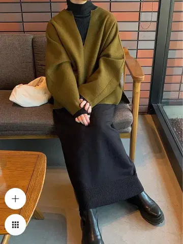 select MOCA 키넥 오버 풀오버 카키