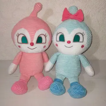 호빵맨 뮤지엄 도킨 코킨 코듀로이 봉제 인형