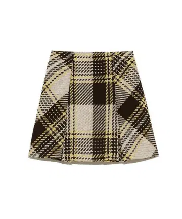 snidel 로빙 체크 미니 스커트