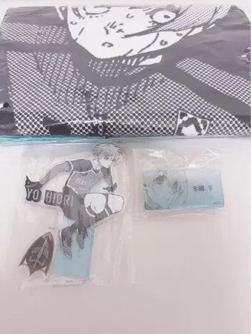 효리 양 블루 록 전시회 빅 타월 아크릴 스탠드 네임 배지 세트