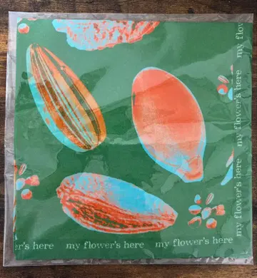 후지이 카제 my flower's here 반다나 그린