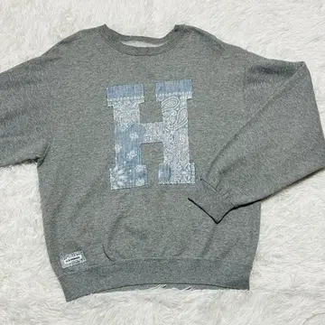 할리우드 런치 마켓 HRM 맨투맨 H 로고 리메이크 패치워크 2