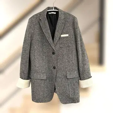 blancveat 울 트위드 자켓